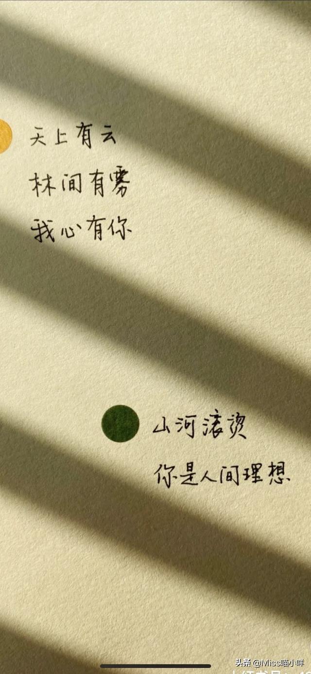 有没有什么小众一点的温柔情话推荐？
